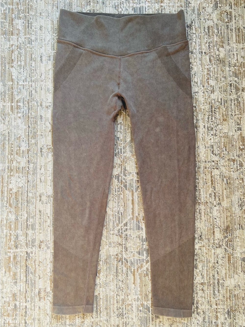 JoyLab Seamless High-Waist Butt Lifting Leggings in Washed Brown